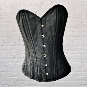 Corset Story Black Brocade Waist Trainer Size 26